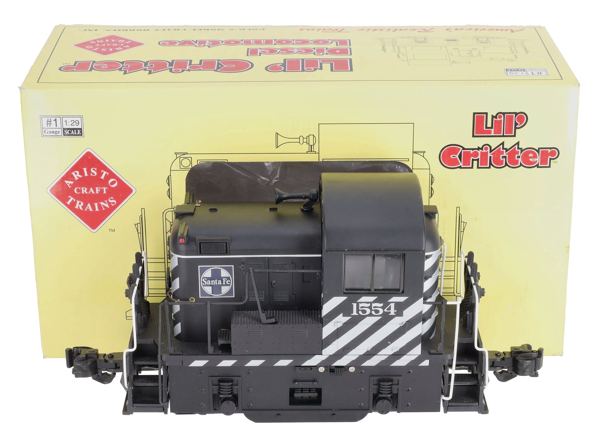 Aristo-Craft 22505 G ATSF Lil' Critter Diesel & 22503 UP Lil' Critter Diesel