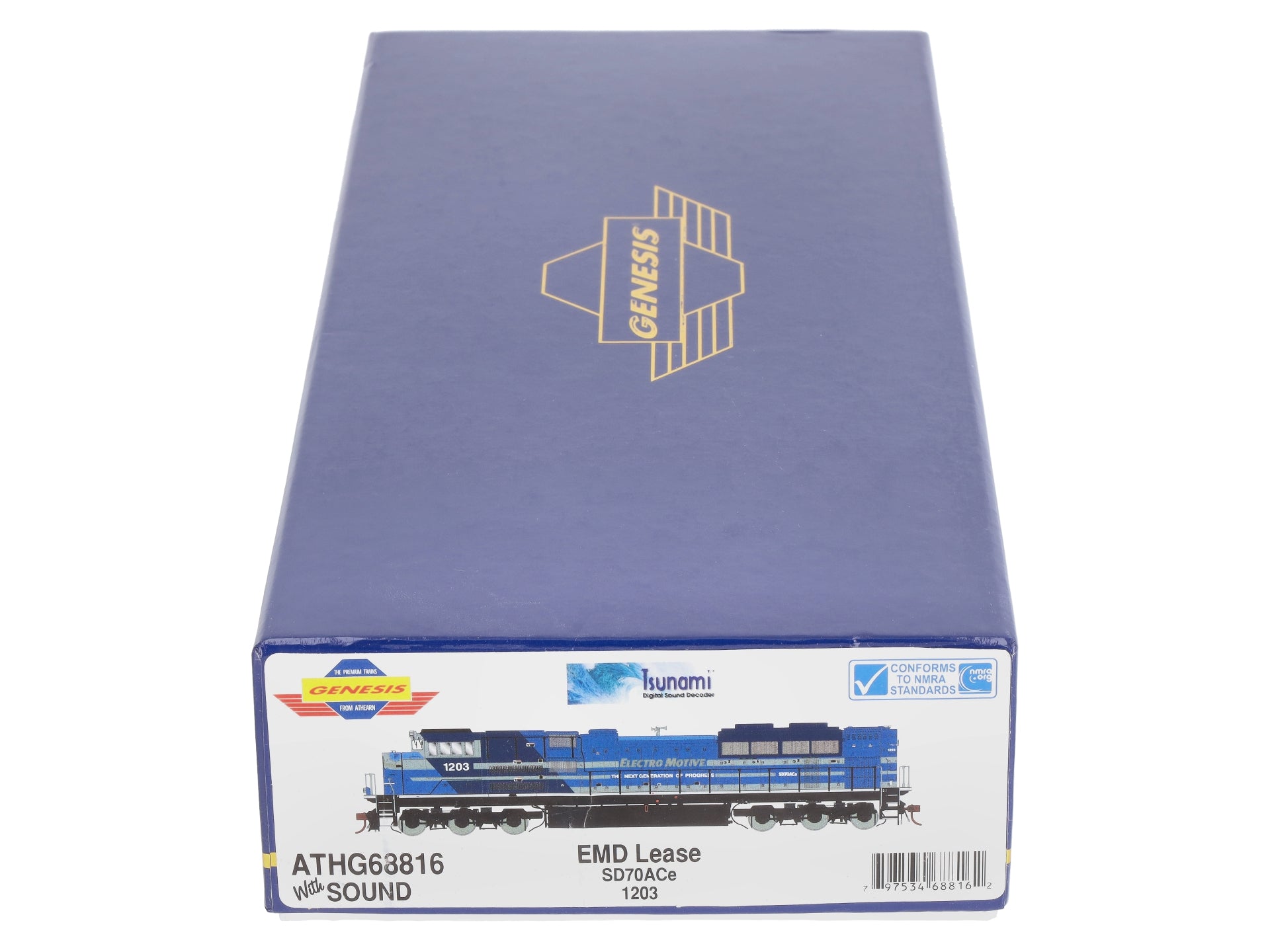 Athearn G68816 HO EMD SD70ACe with DCC & Sound Blue #1203