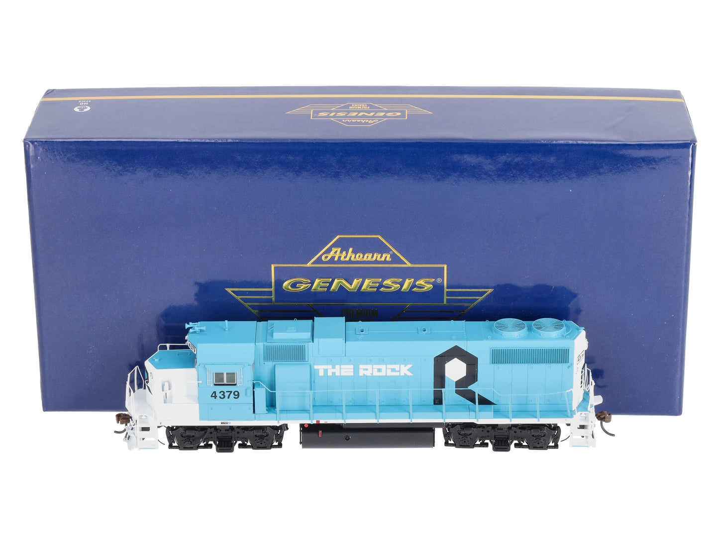 Athearn G65481 HO Rock Island GP38-2 Diesel Locomotive w/DCC & Sound #4379