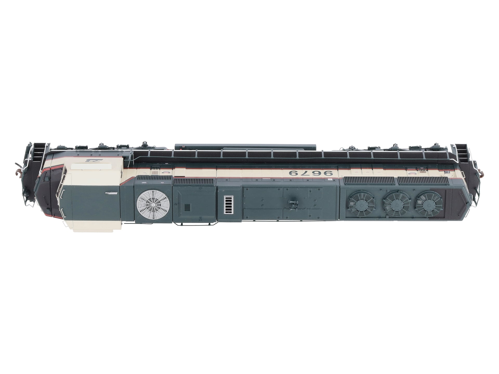 Athearn G64887 HO BN SD70MAC Phase lV Diesel Locomotive w/DCC & Sound #9679