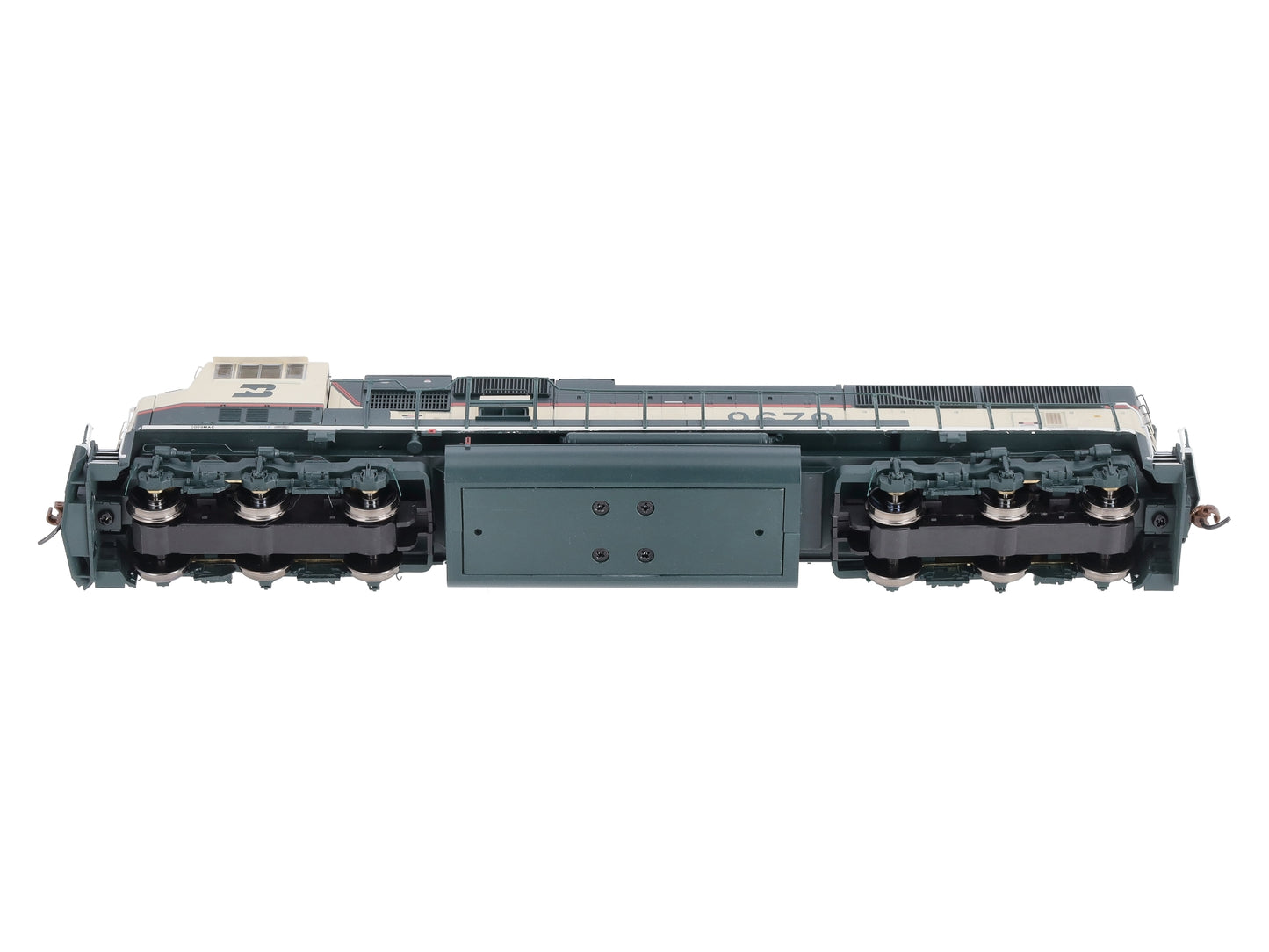 Athearn G64887 HO BN SD70MAC Phase lV Diesel Locomotive w/DCC & Sound #9679