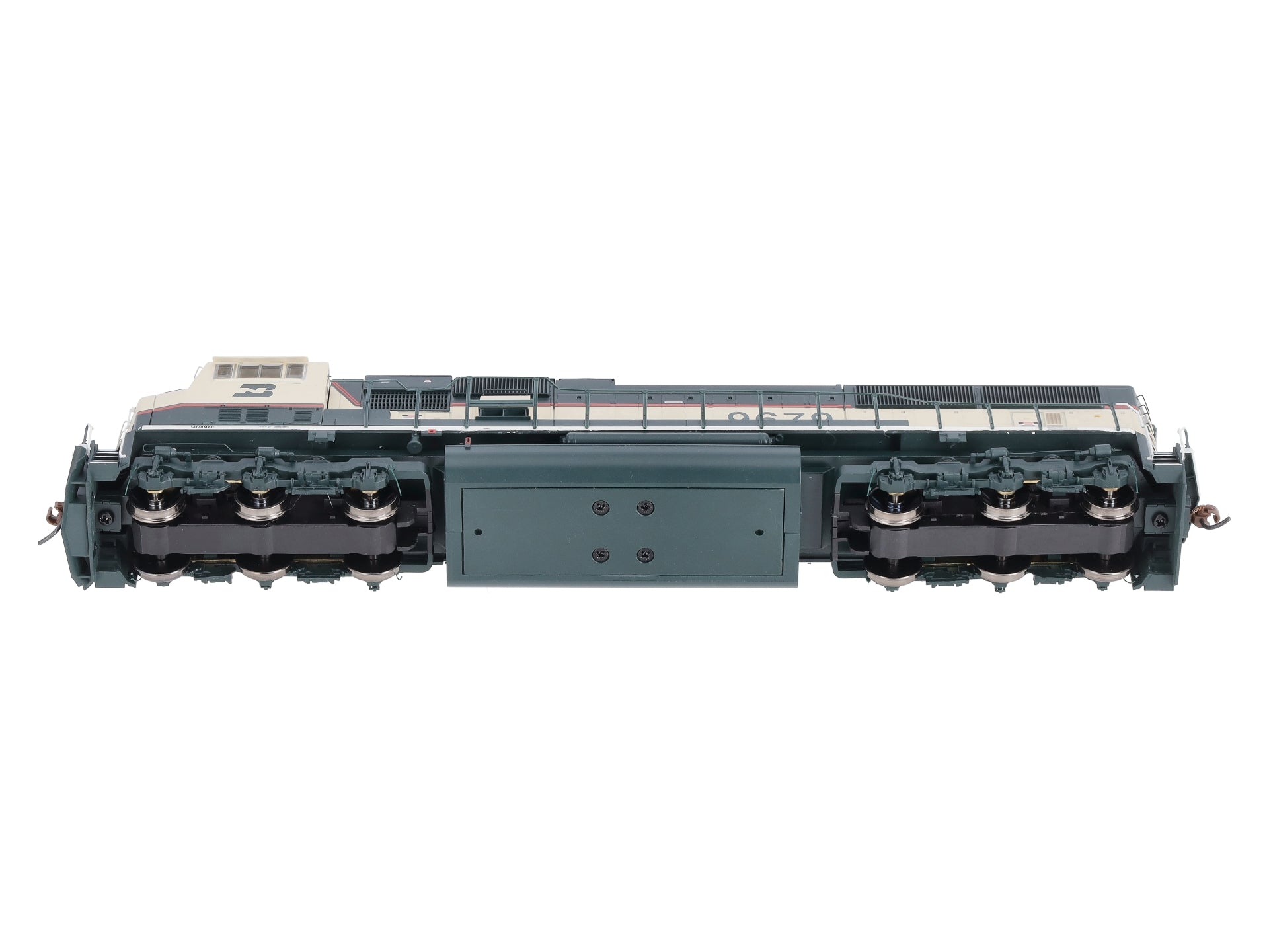 Athearn G64887 HO BN SD70MAC Phase lV Diesel Locomotive w/DCC & Sound #9679
