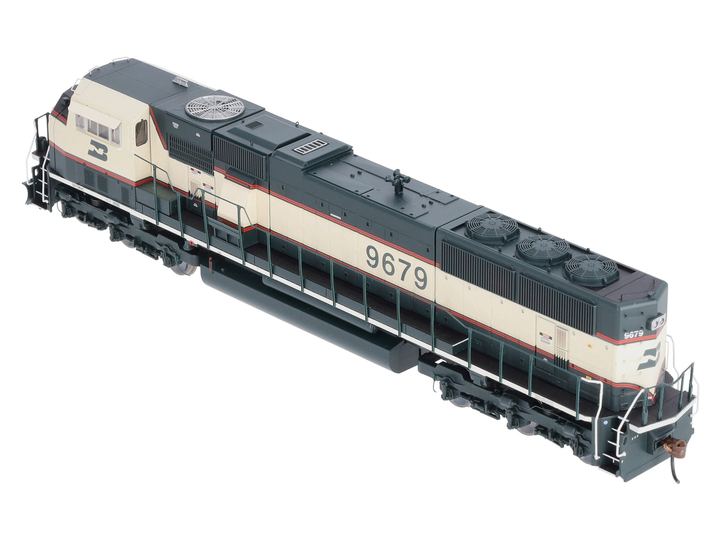 Athearn G64887 HO BN SD70MAC Phase lV Diesel Locomotive w/DCC & Sound #9679