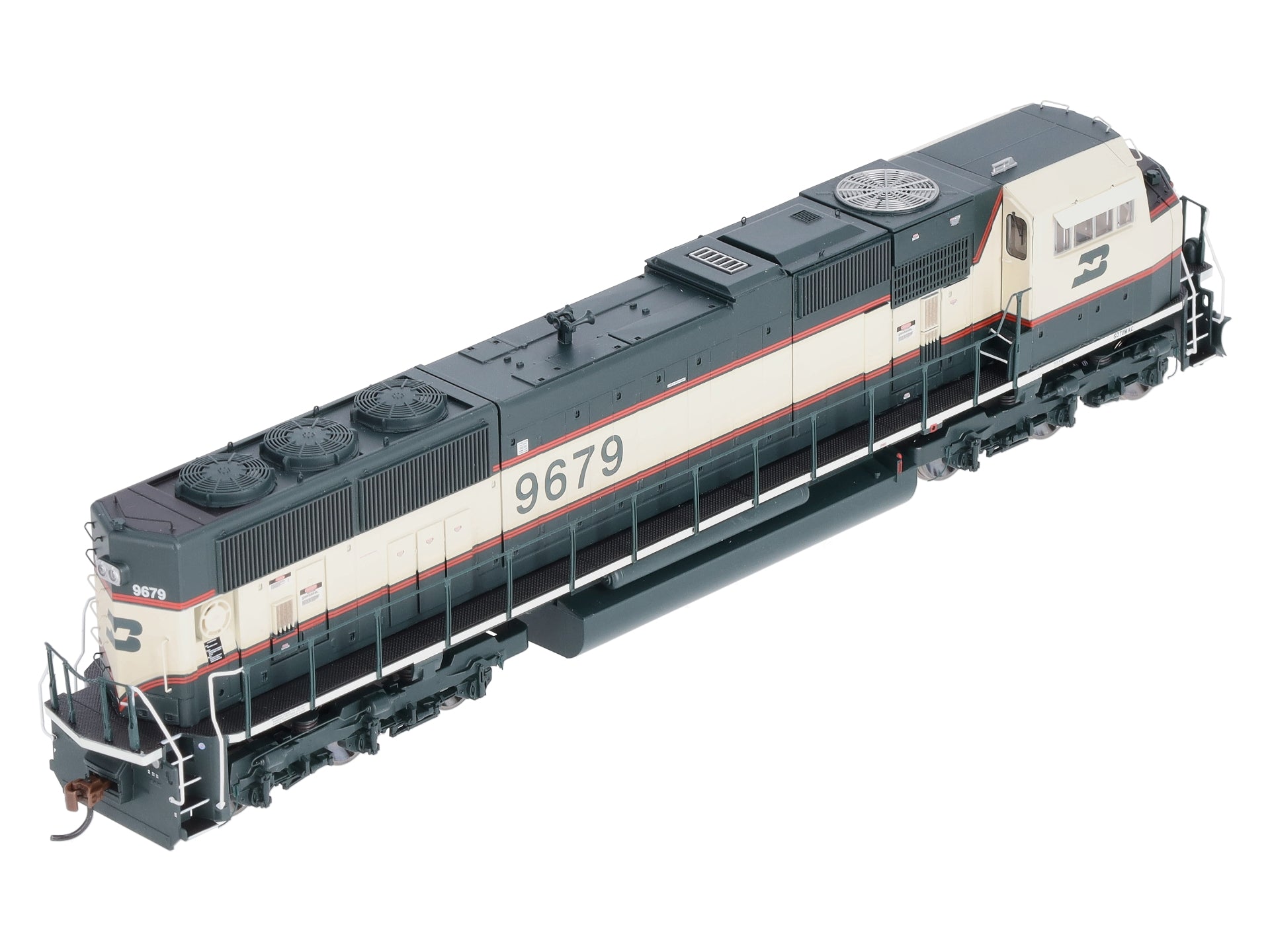 Athearn G64887 HO BN SD70MAC Phase lV Diesel Locomotive w/DCC & Sound #9679