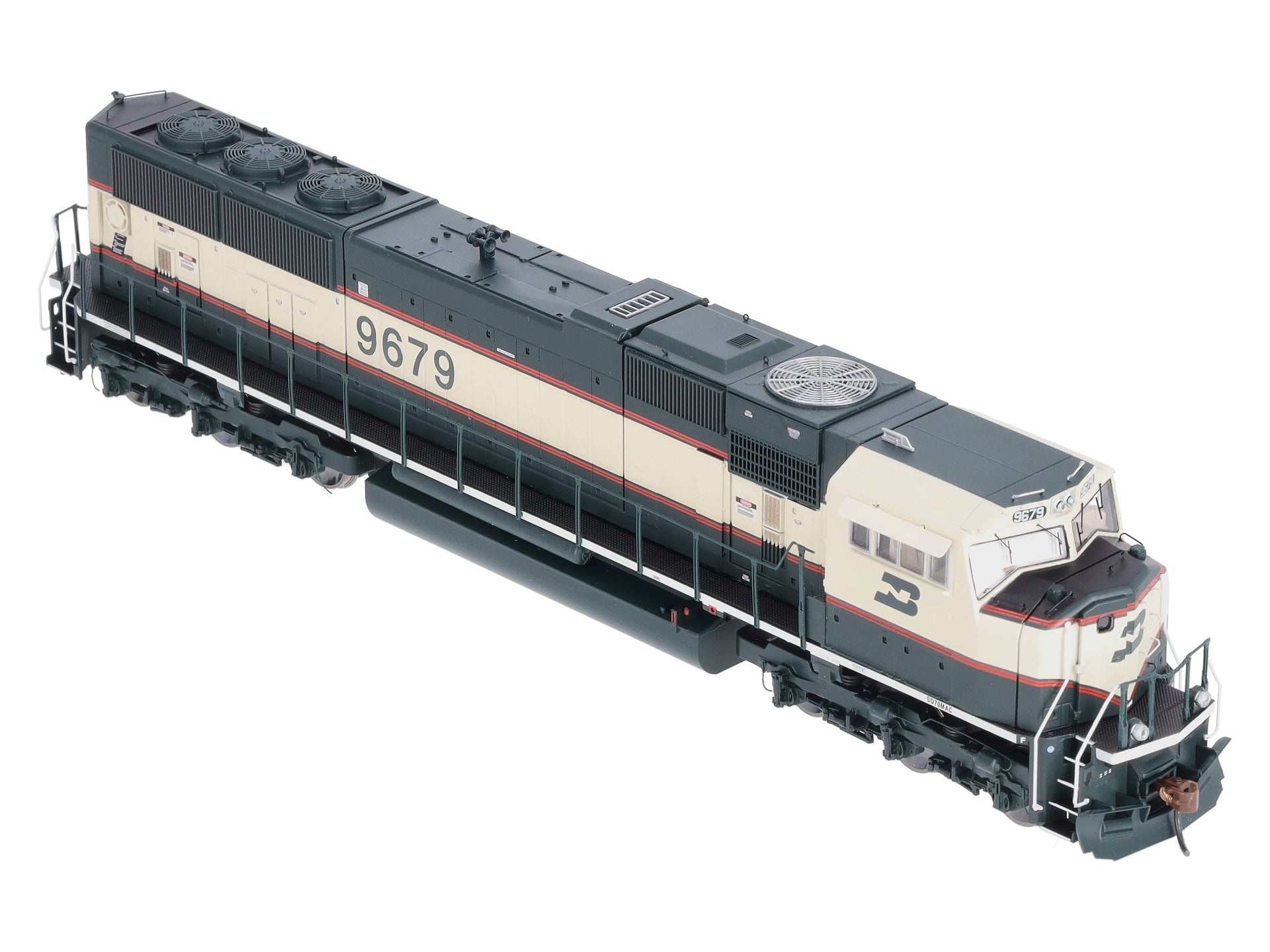 Athearn G64887 HO BN SD70MAC Phase lV Diesel Locomotive w/DCC & Sound #9679