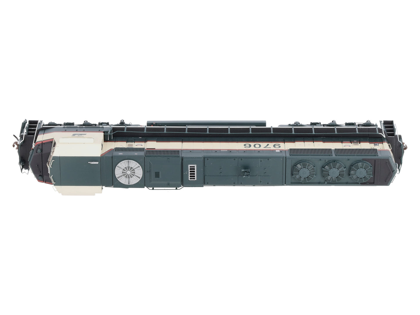 Athearn G64888 HO BN SD70MAC Phase lV Diesel Locomotive w/DCC & Sound #9706