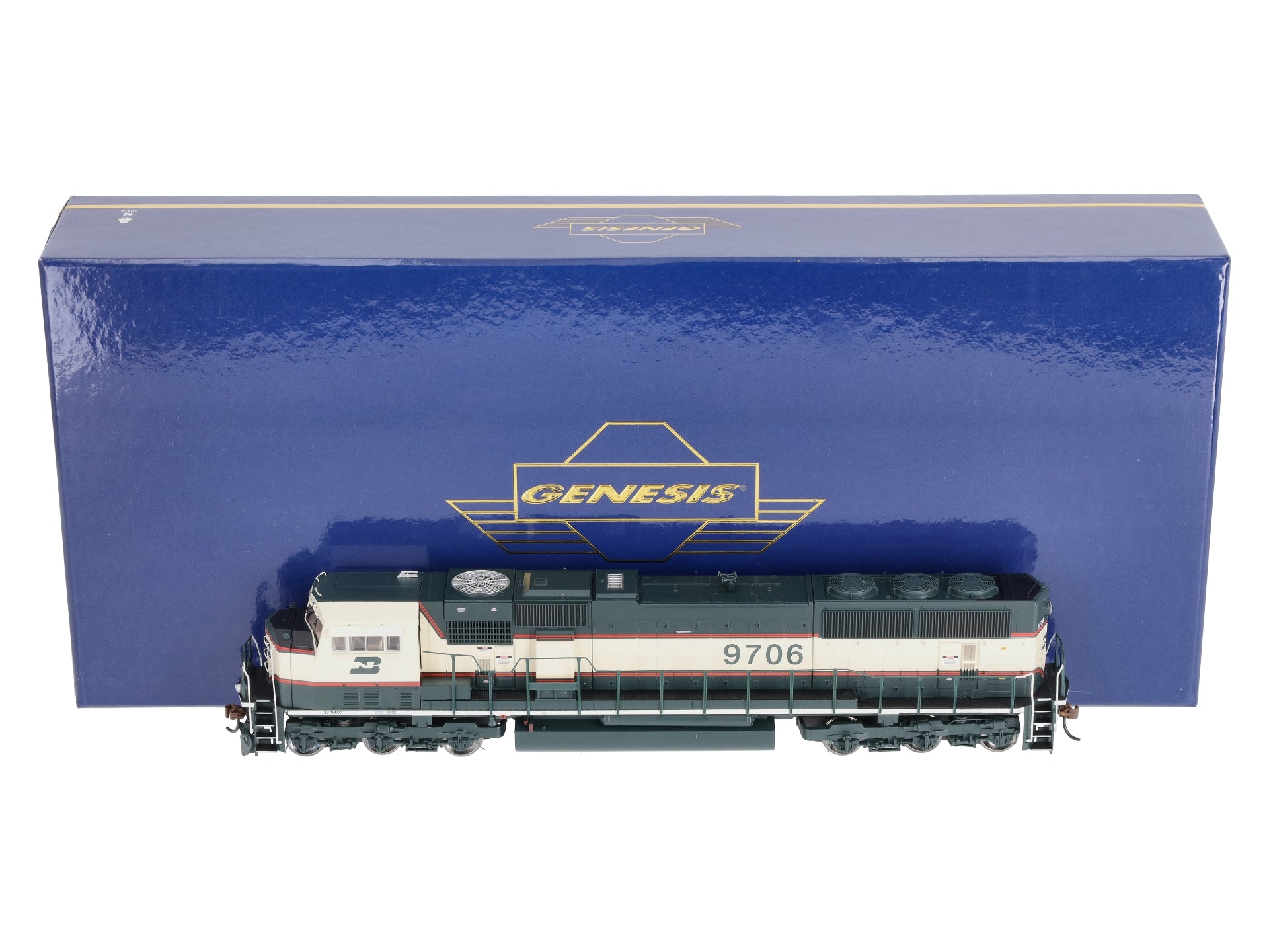 Athearn G64888 HO BN SD70MAC Phase lV Diesel Locomotive w/DCC & Sound #9706