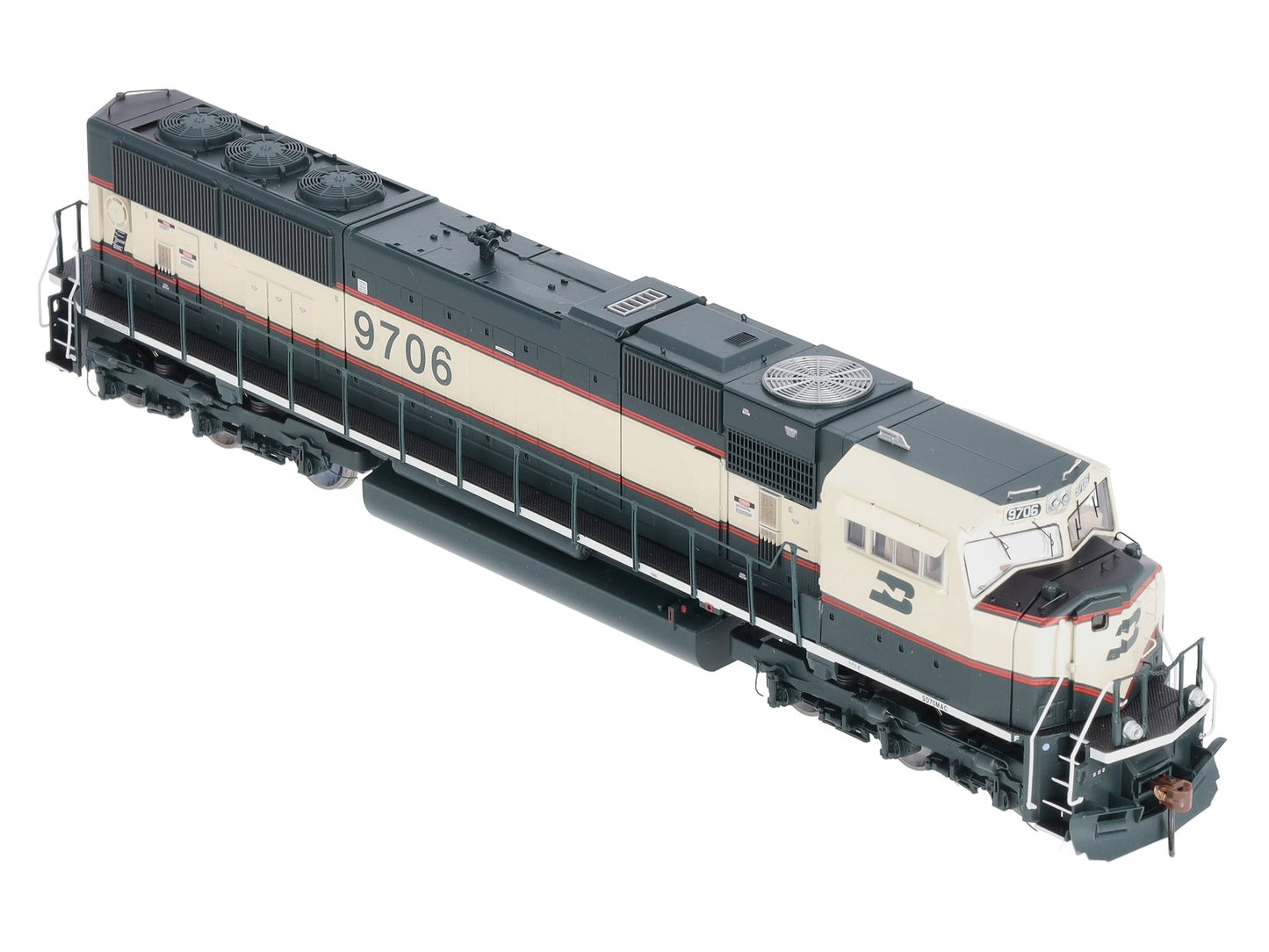 Athearn G64888 HO BN SD70MAC Phase lV Diesel Locomotive w/DCC & Sound #9706