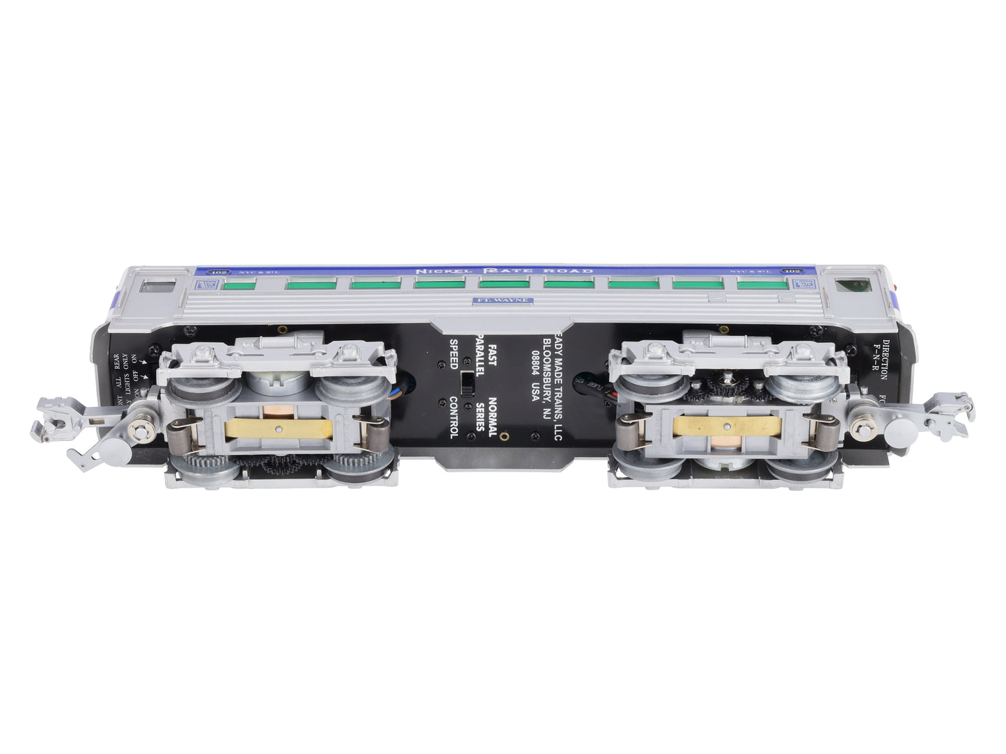 RMT 92545-2 O Nickel Plate Road Buddy Powered Rail Diesel Car #102