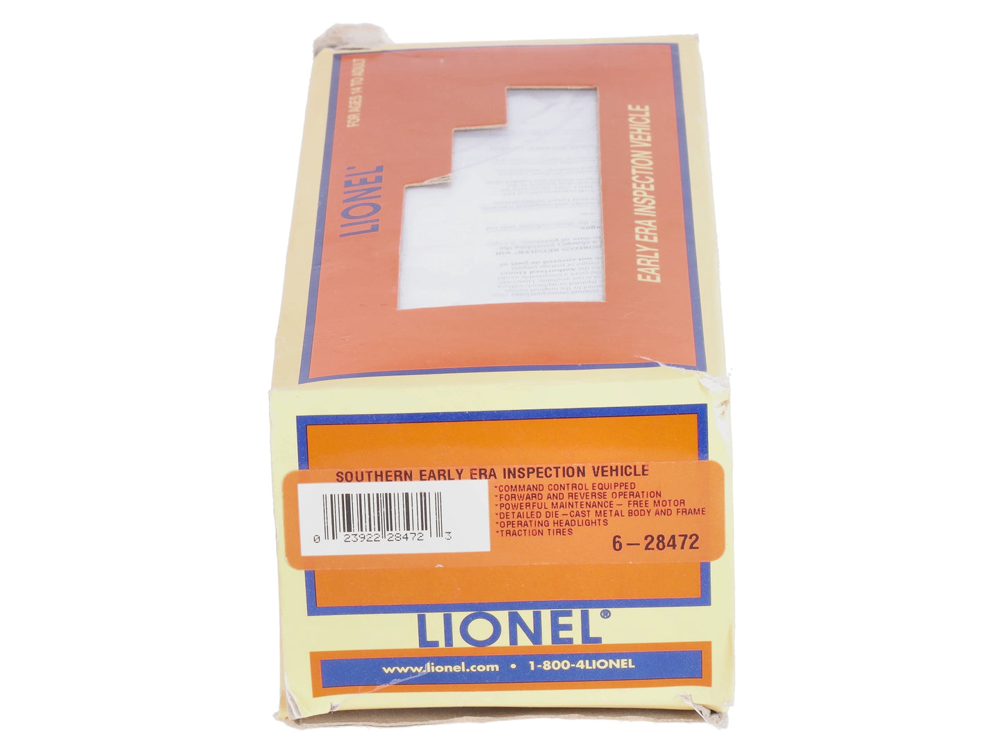 Lionel 6-28472 O Gauge Southern Inspection Vehicle