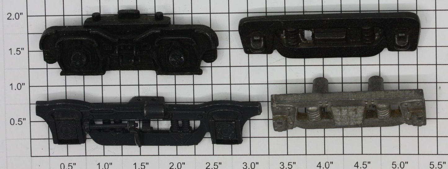 Acme 217231 O Scale Assorted Die-Cast Diesel Truck Frames (Bag of 4)