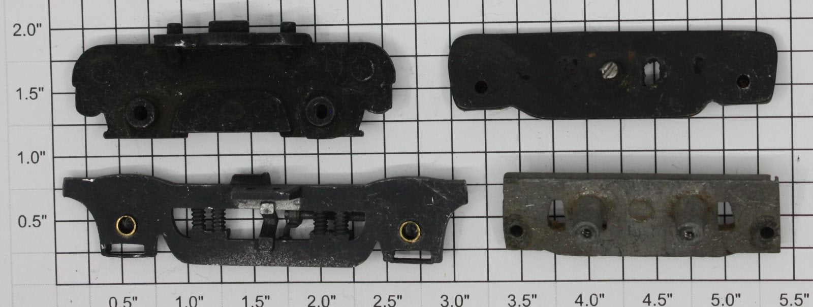 Acme 217231 O Scale Assorted Die-Cast Diesel Truck Frames (Bag of 4)