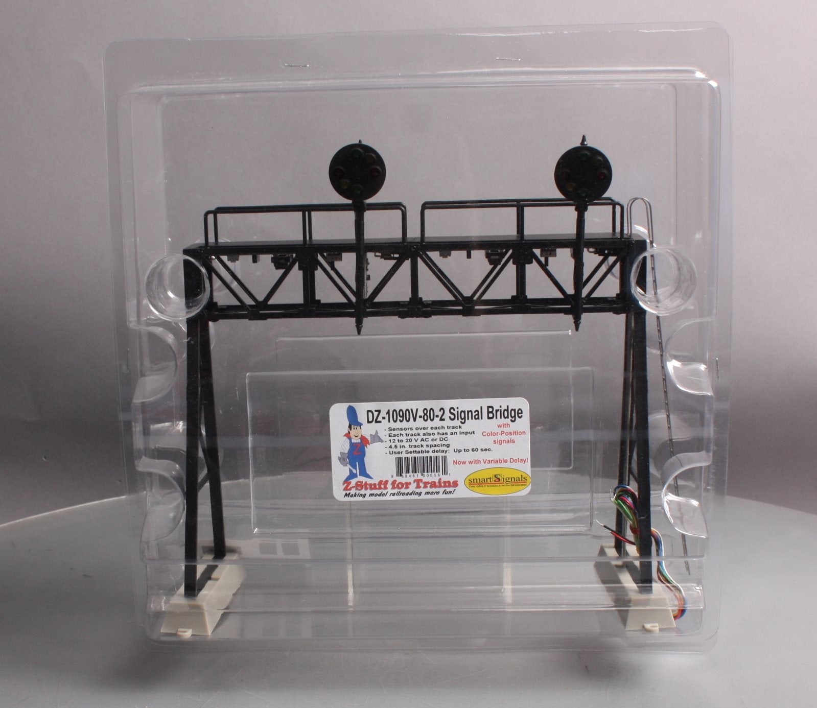 Z-Stuff DZ-1090-80-2 O Scale Signal Bridge with Color Position - 2 Tracks