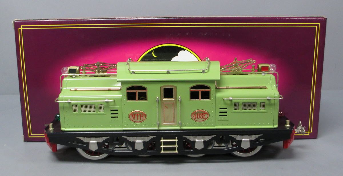 MTH 10-1022 Standard Gauge 408E Apple Green Electric Locomotive