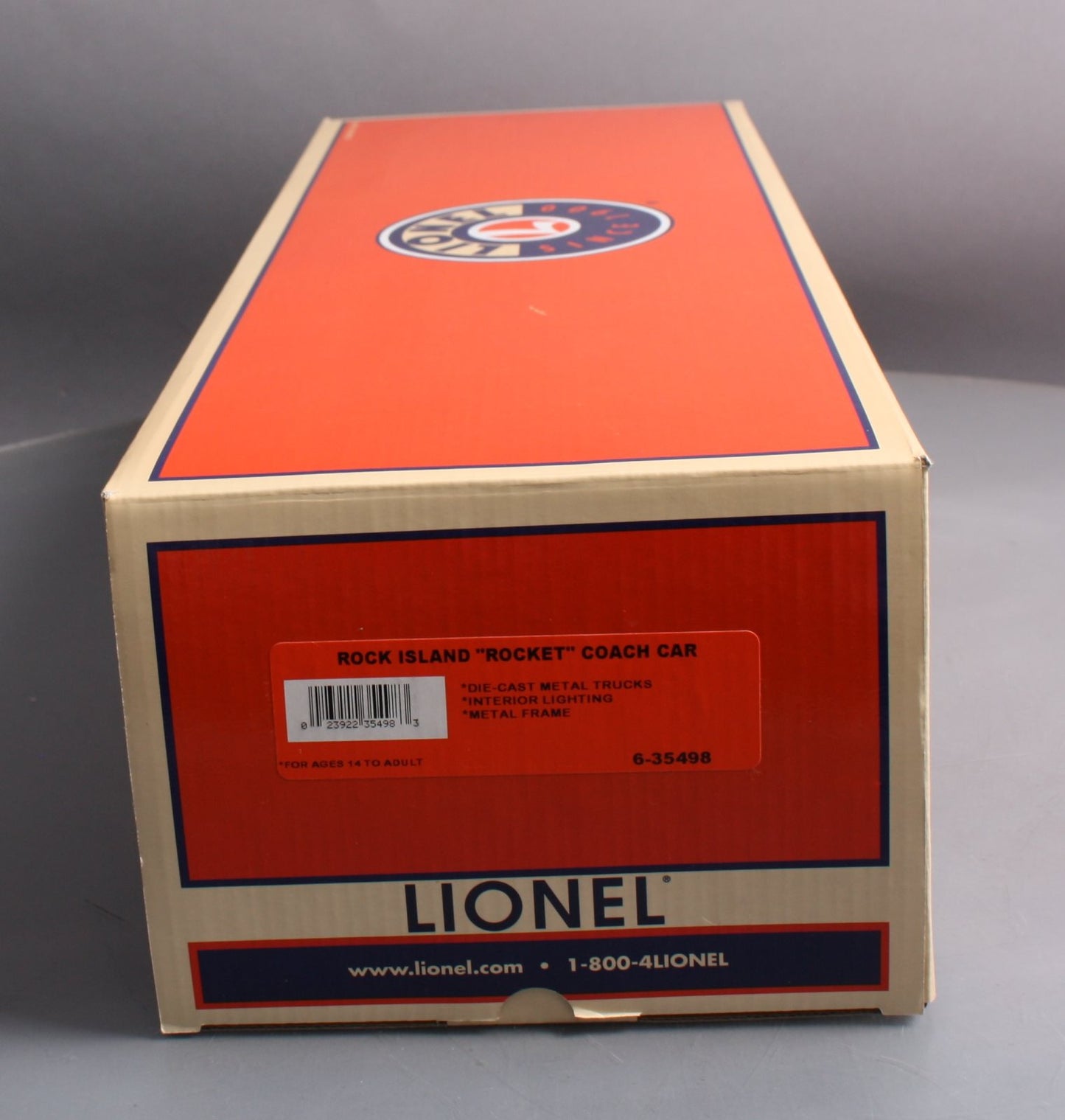 Lionel 6-35498 O Gauge Rock Island Non-Powered RDC Coach #750