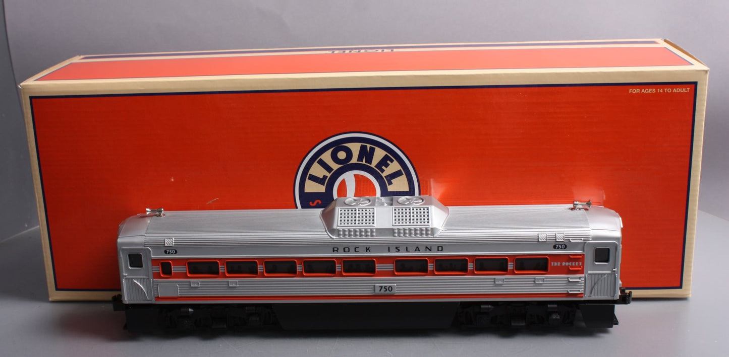 Lionel 6-35498 O Gauge Rock Island Non-Powered RDC Coach #750