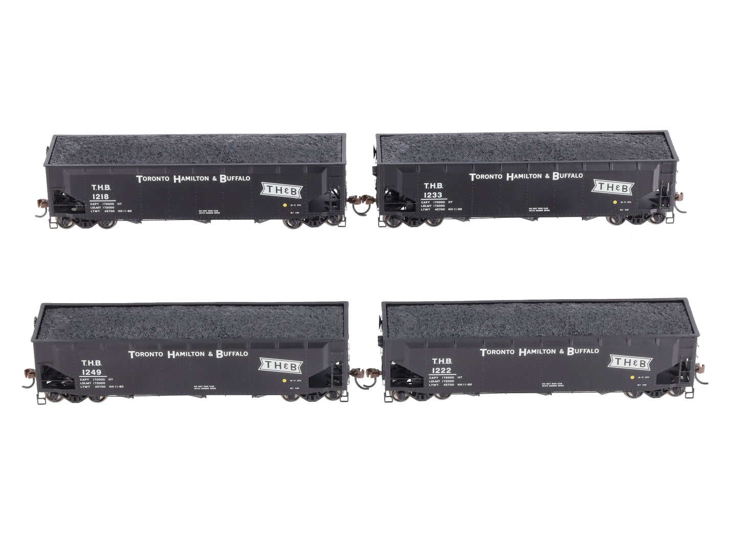 Athearn 7039 HO Toronto, Hamilton & Buffalo RTR 40' 3-Bay Offset Hopper #2