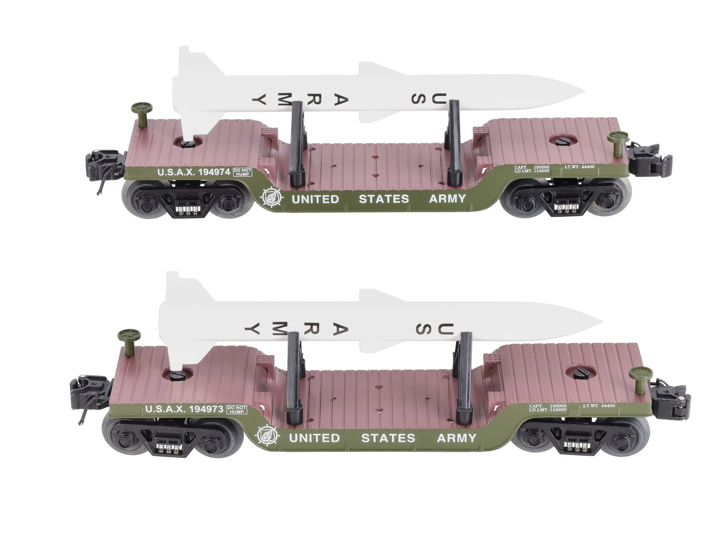 RMT 96531 O Dep.Ctr.Flat Car US Army/2pk