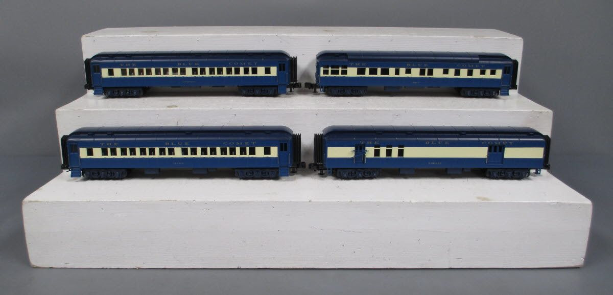 MTH 30-69164 O Jersey Central RailKing 60' Madison Passenger Cars (Set of 4)