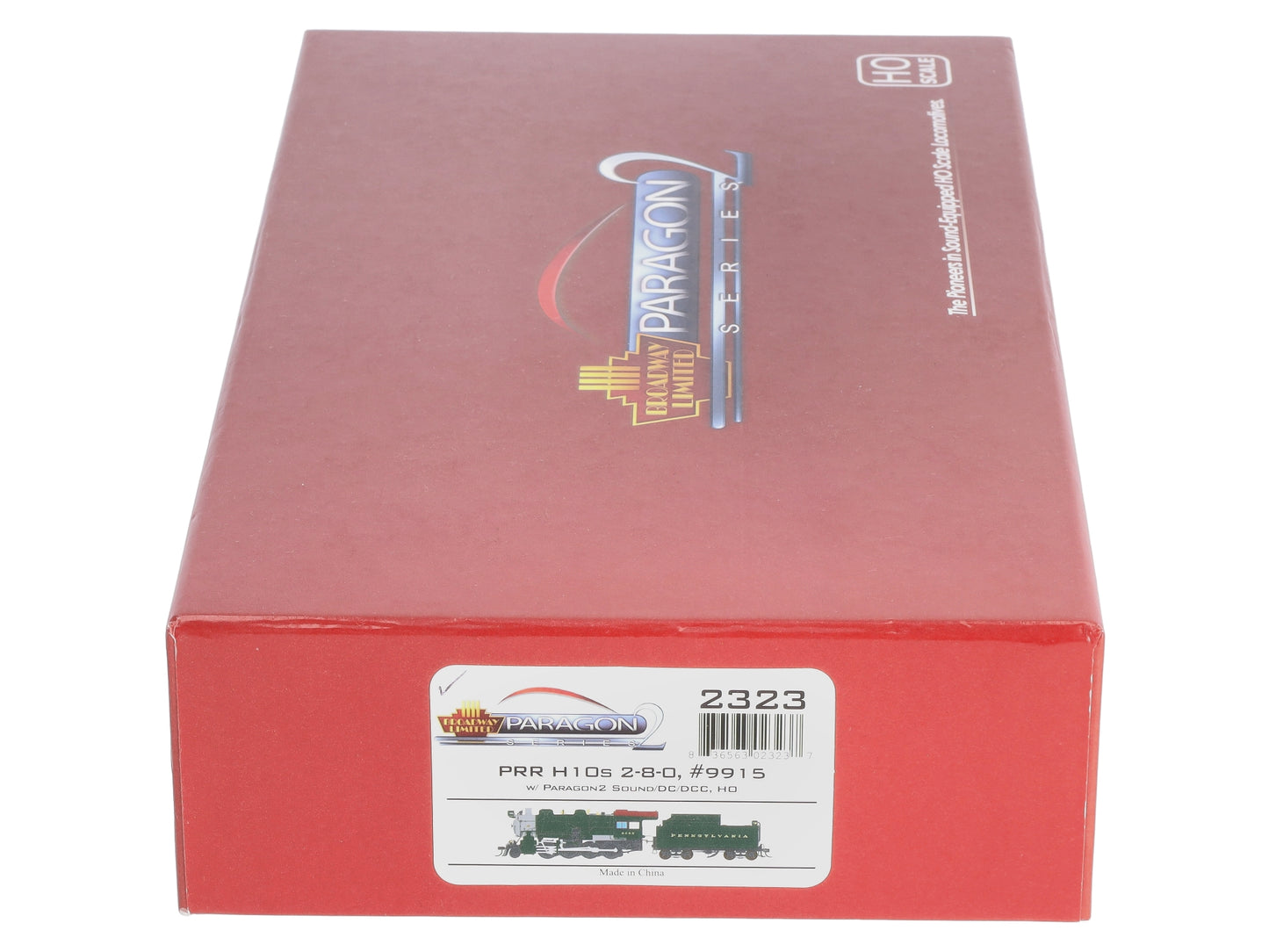 Broadway Limited 2323 HO PRR H10s 2-8-0 Steam Locomotive w/Sound/DC/DCC #9915