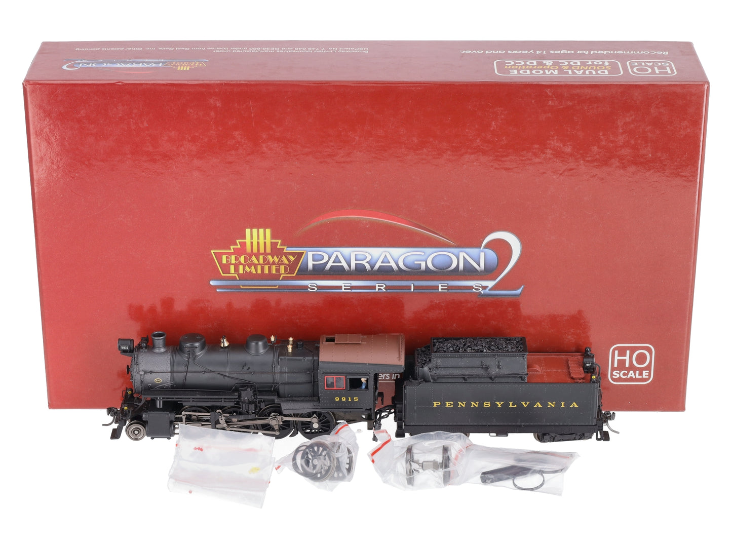 Broadway Limited 2323 HO PRR H10s 2-8-0 Steam Locomotive w/Sound/DC/DCC #9915