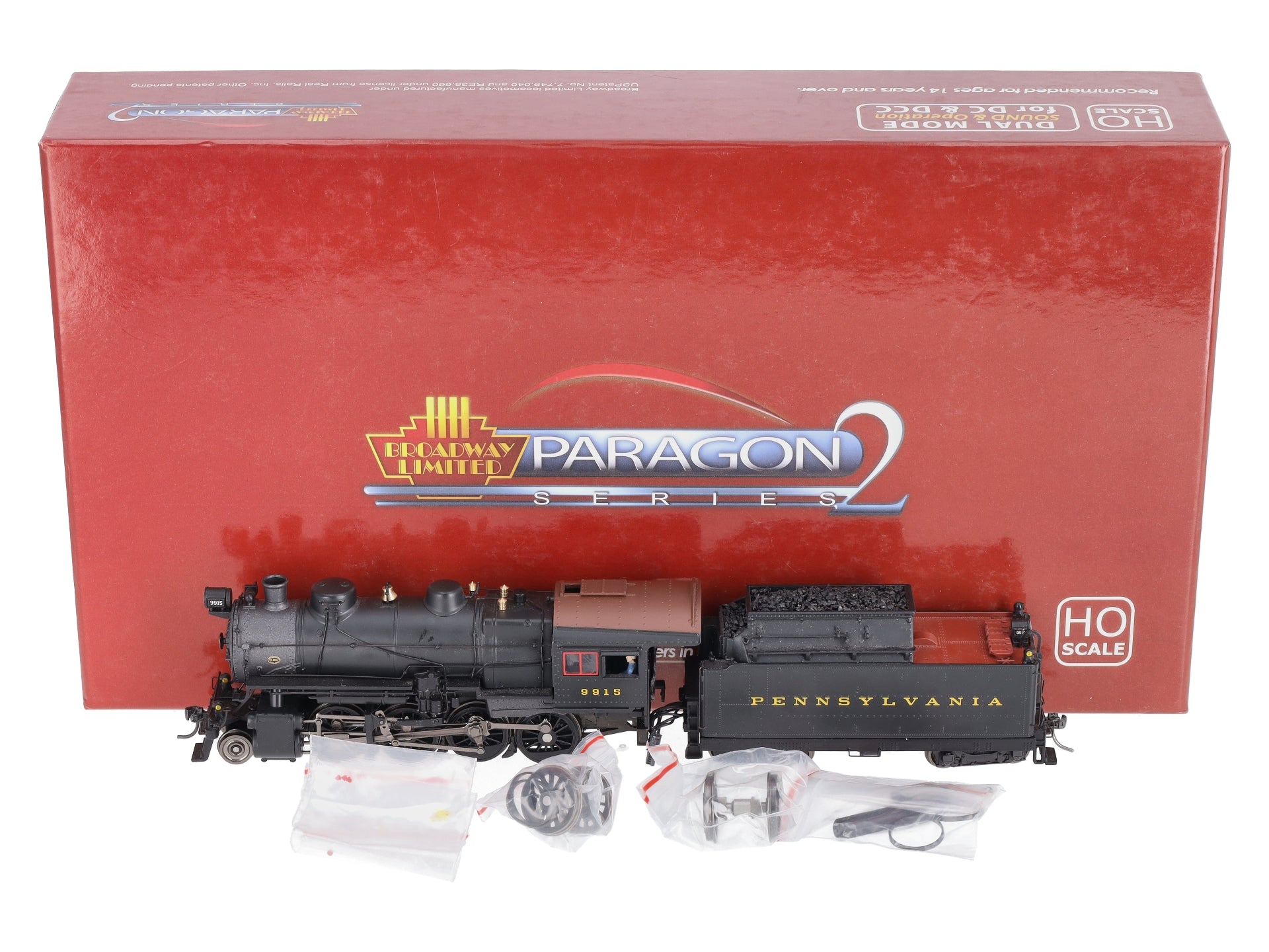 Broadway Limited 2323 HO PRR H10s 2-8-0 Steam Locomotive w/Sound/DC/DCC #9915