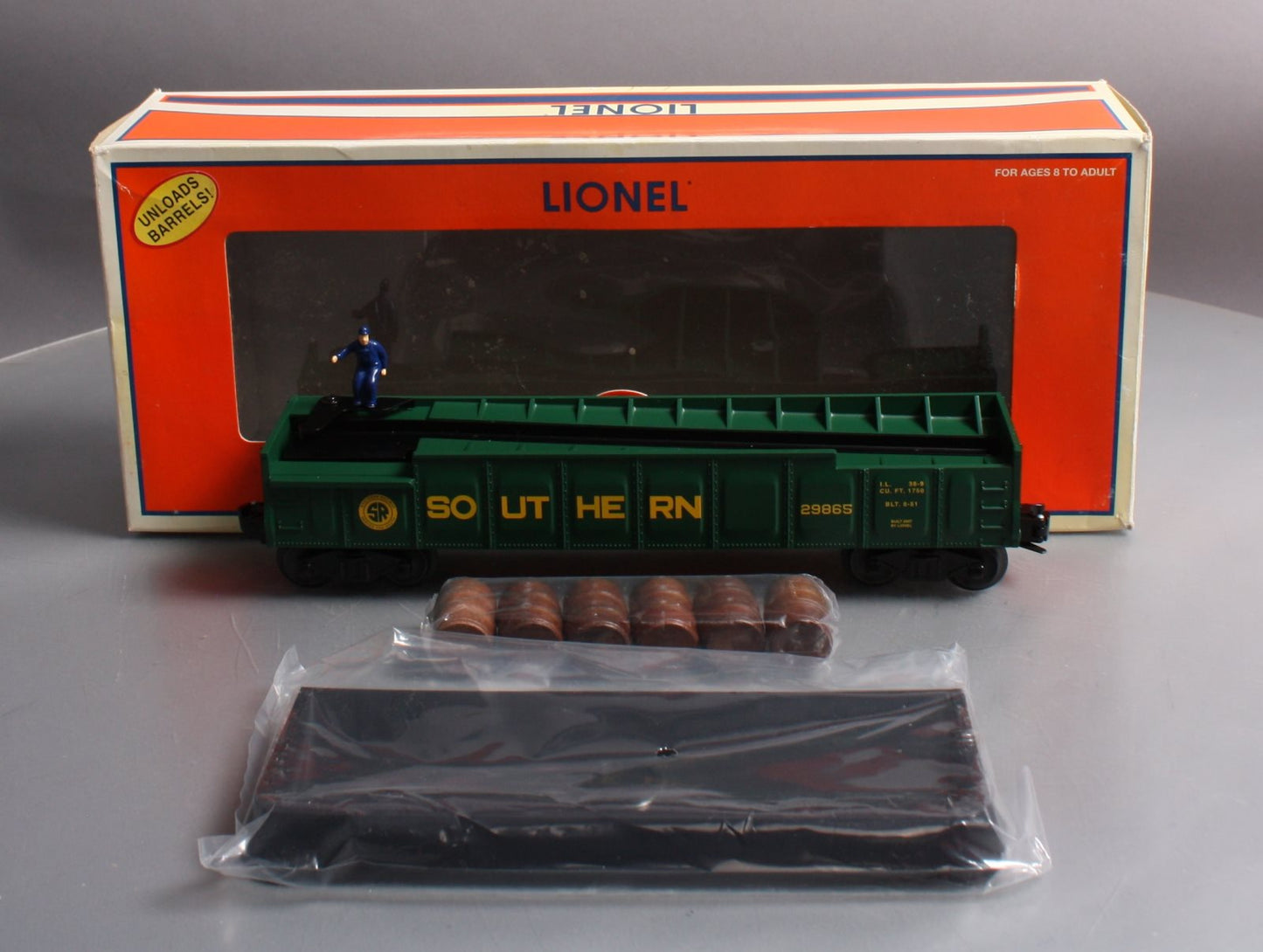 Lionel 6-29865 O Southern Operating Barrel Car