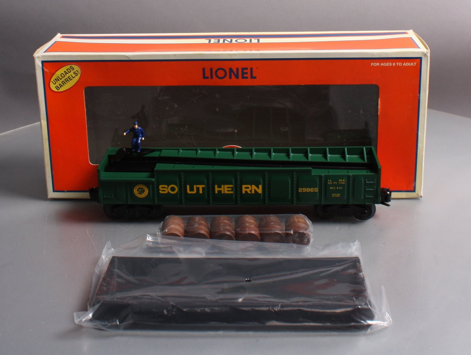 Lionel 6-29865 O Southern Operating Barrel Car
