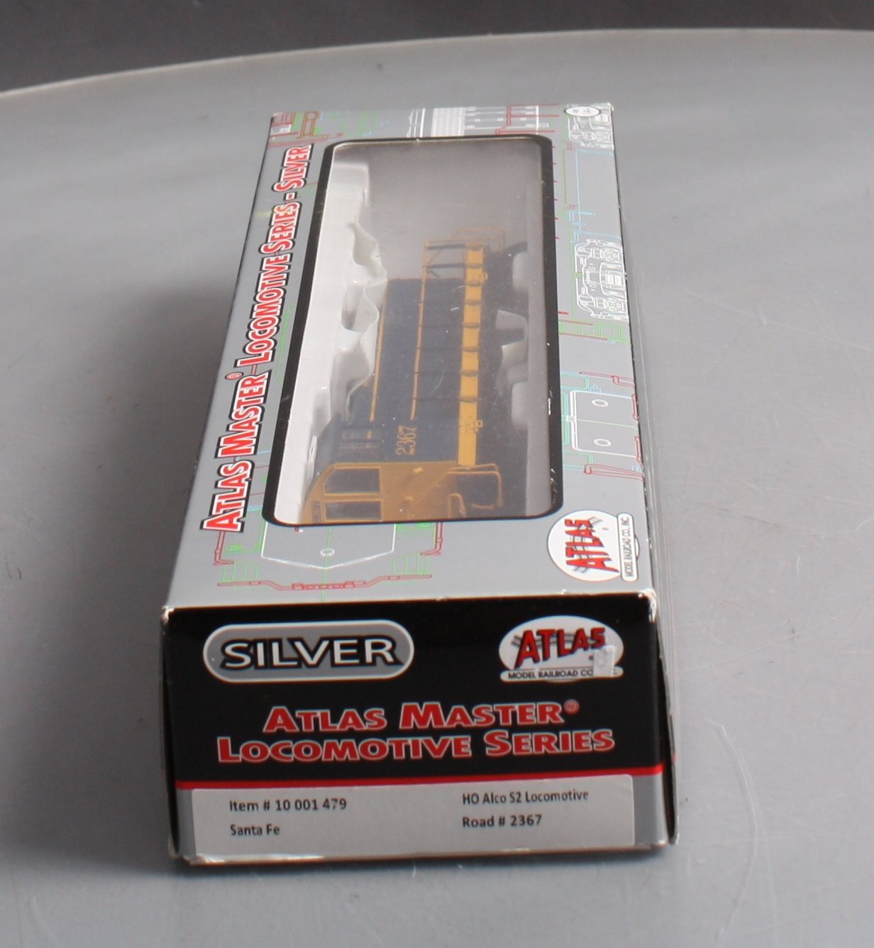 Atlas 10001479 HO Scale Santa Fe Alco S2 Diesel Locomotive #2367 -DC