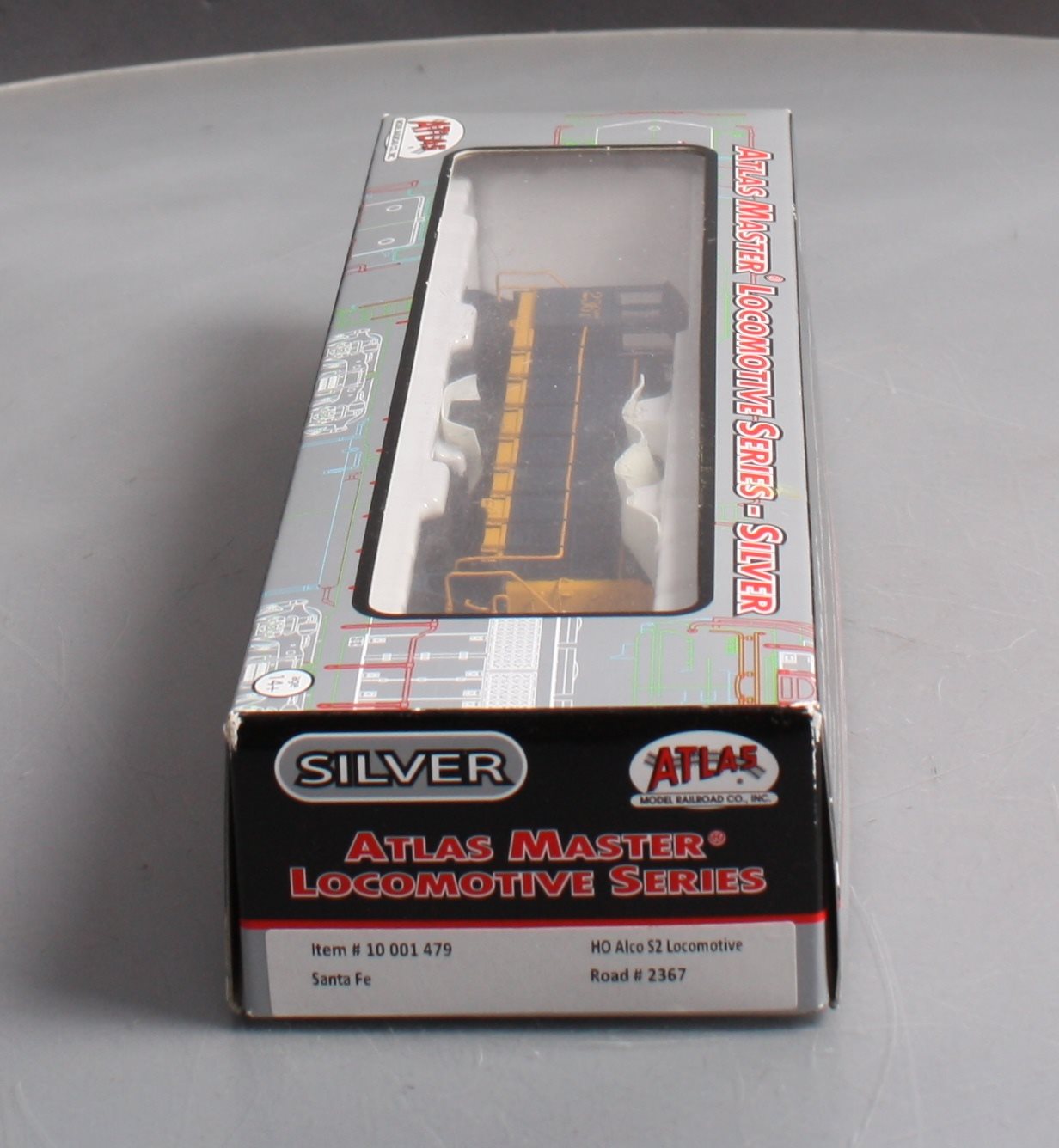 Atlas 10001479 HO Scale Santa Fe Alco S2 Diesel Locomotive #2367 -DC