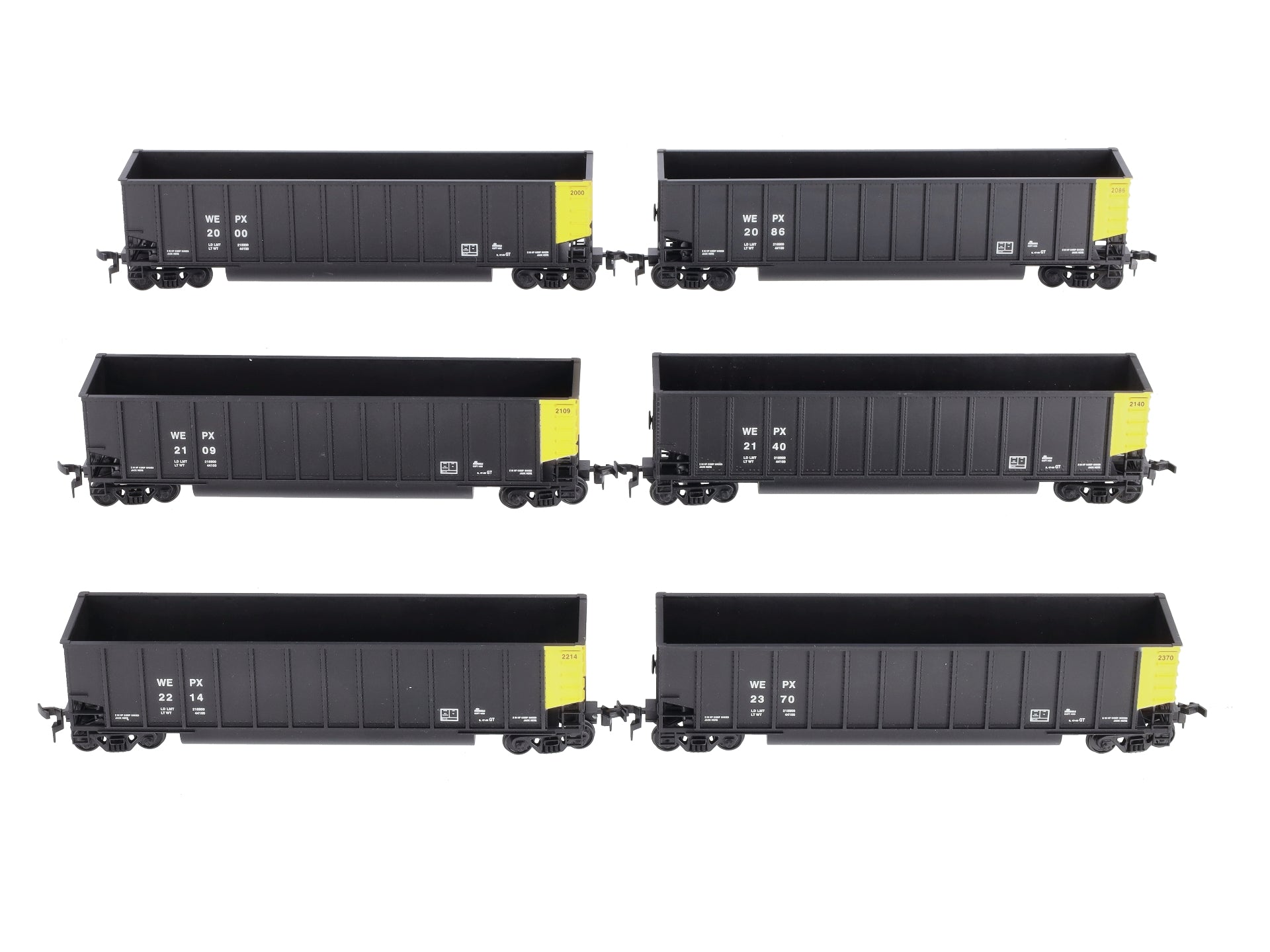 Walthers 932-5305 HO Wisconsin Electric Bethgon 6-Pack