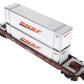 MTH 30-76757 O-27 Burlington Northern Santa Fe Husky Stack with EDT