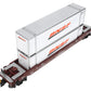 MTH 30-76757 O-27 Burlington Northern Santa Fe Husky Stack with EDT