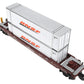 MTH 30-76757 O-27 Burlington Northern Santa Fe Husky Stack with EDT