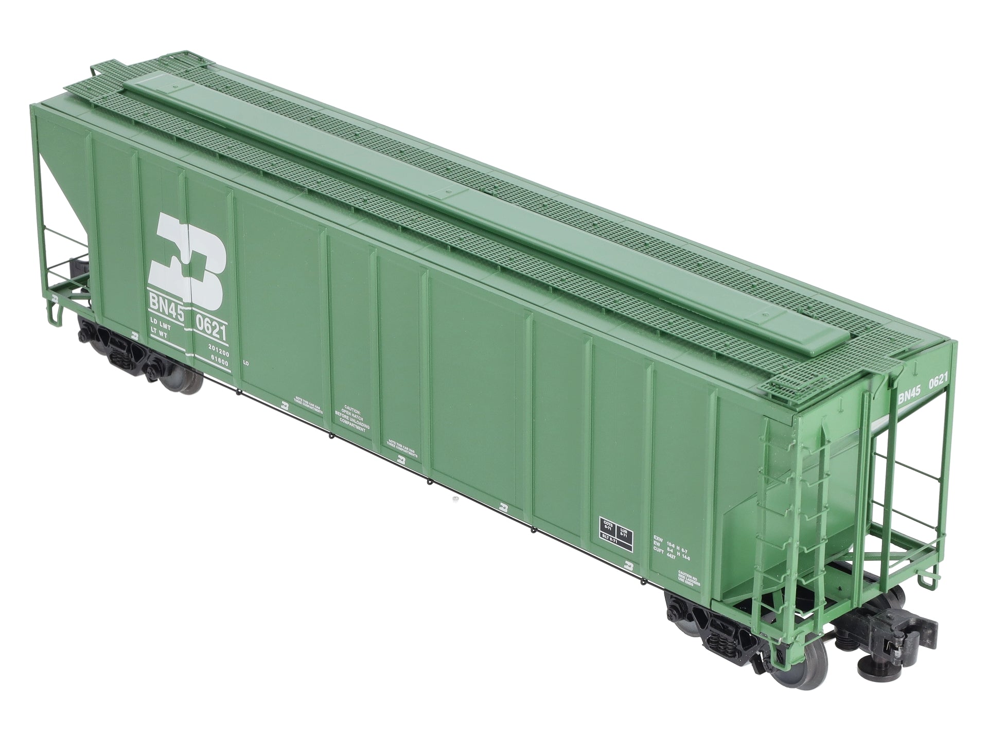 Lionel 1926512 O Burlington Northern PS-2CD 4427 Covered Hopper #450621