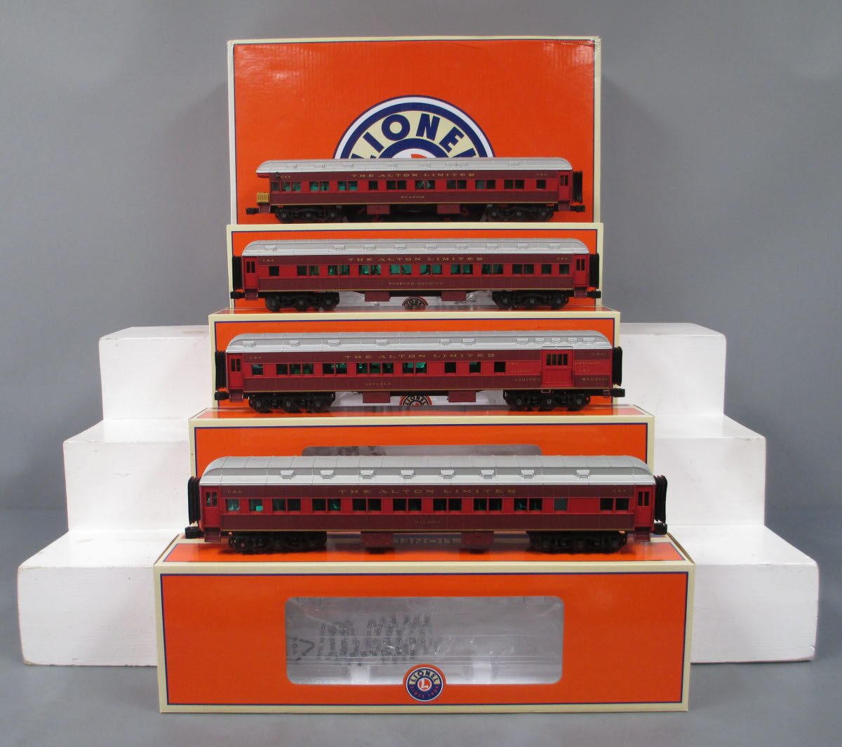 Lionel 6-25656 Chicago & Alton Alton Limited Heavyweight Cars (Set of 4)
