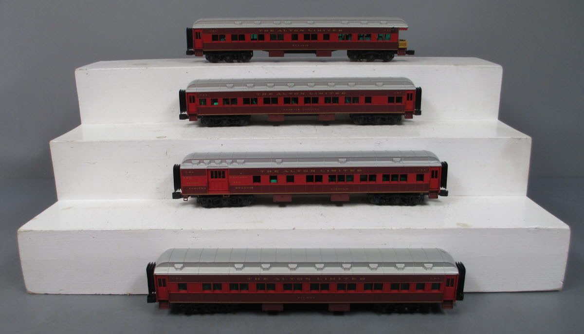 Lionel 6-25656 Chicago & Alton Alton Limited Heavyweight Cars (Set of 4)