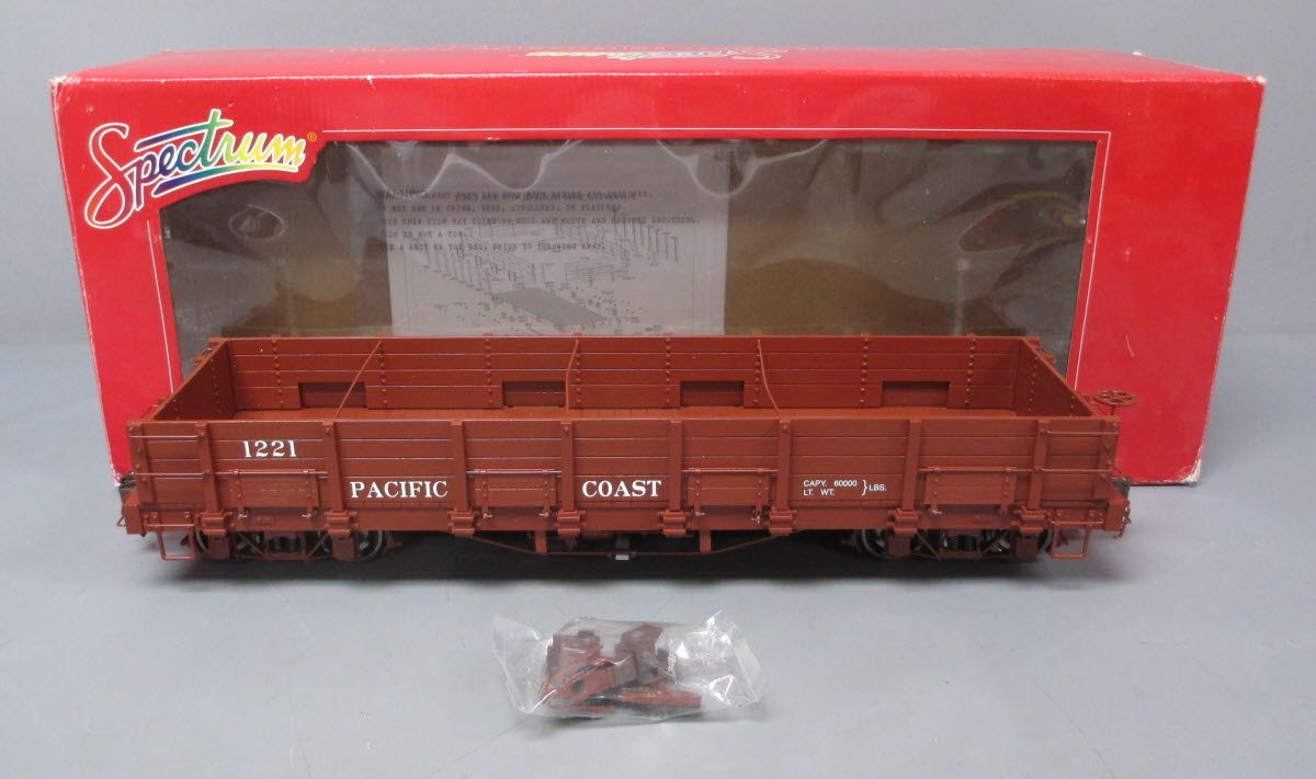 Bachmann 88296 G Scale Pacific Coast Low Side Gondola #1221