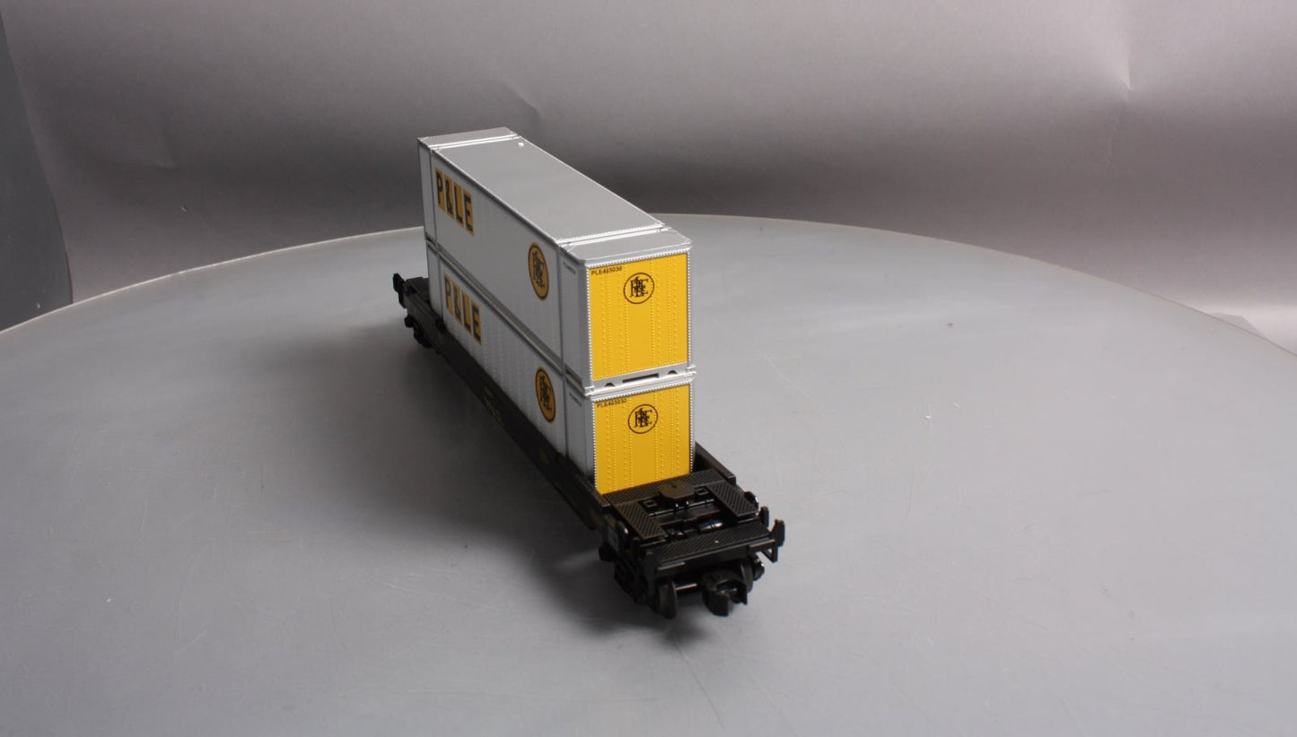 MTH 30-76376 O Gauge Pittsburgh & Lake Erie Husky Stack Car #520843