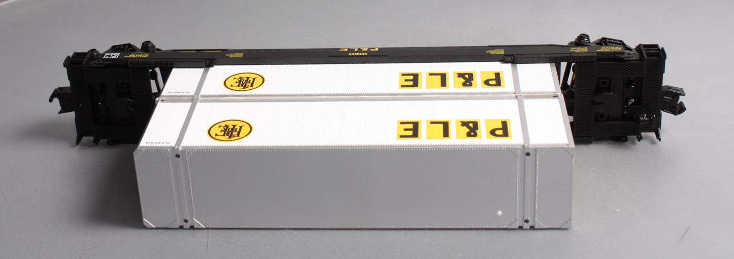 MTH 30-76376 O Gauge Pittsburgh & Lake Erie Husky Stack Car #520843
