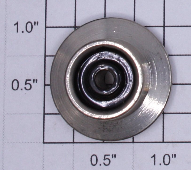 American Flyer 4692-11 Black Nickel Solid 1" Std. Gauge Front Truck Pony Wheel