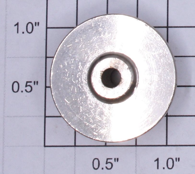American Flyer 4692-11 Black Nickel Solid 1" Std. Gauge Front Truck Pony Wheel