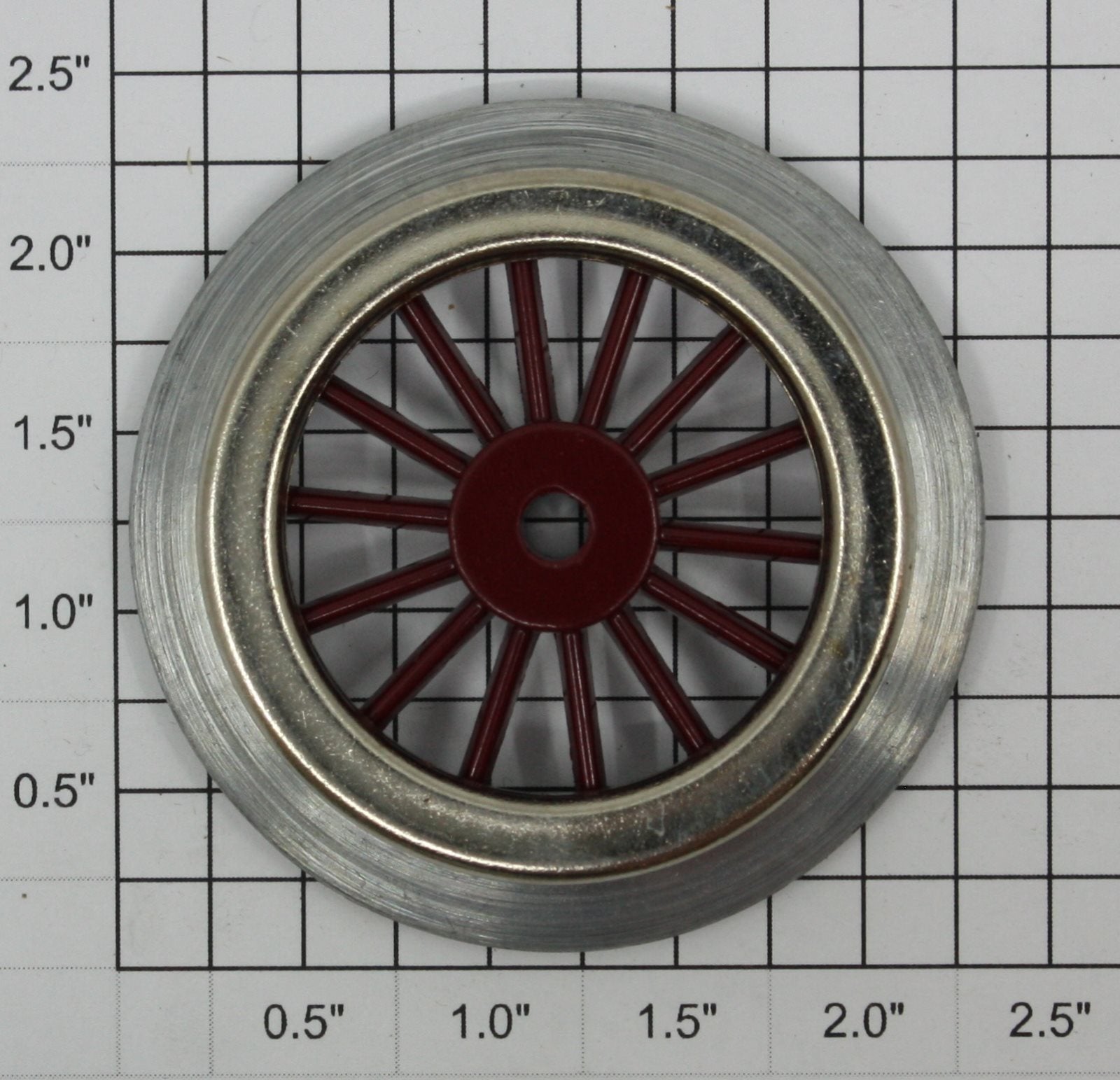 American Flyer 4000-1 Red Spoked 2-3/8
