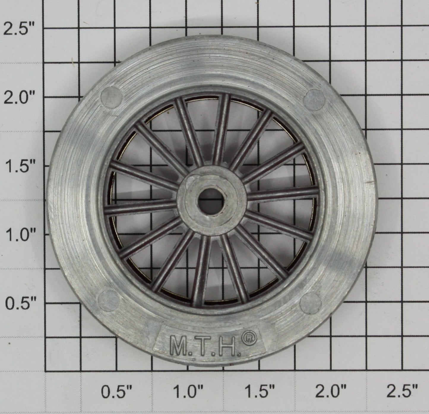 American Flyer 4000-1 Red Spoked 2-3/8" Std. Electric Loco Plain Wheel