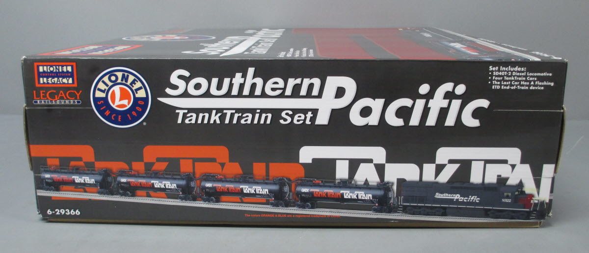 Lionel 6-29366 Southern Pacific TankTrain 'Oil Can' O Gauge Diesel Train Set