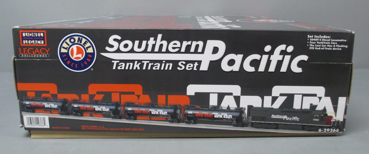 Lionel 6-29366 Southern Pacific TankTrain 'Oil Can' O Gauge Diesel Train Set