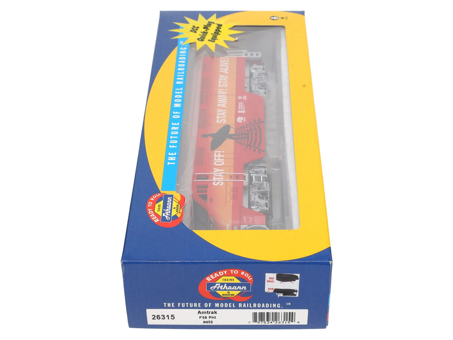 Athearn 26315 HO Amtrak F59PHI  Diesel Locomotive #455 -DC/DCC