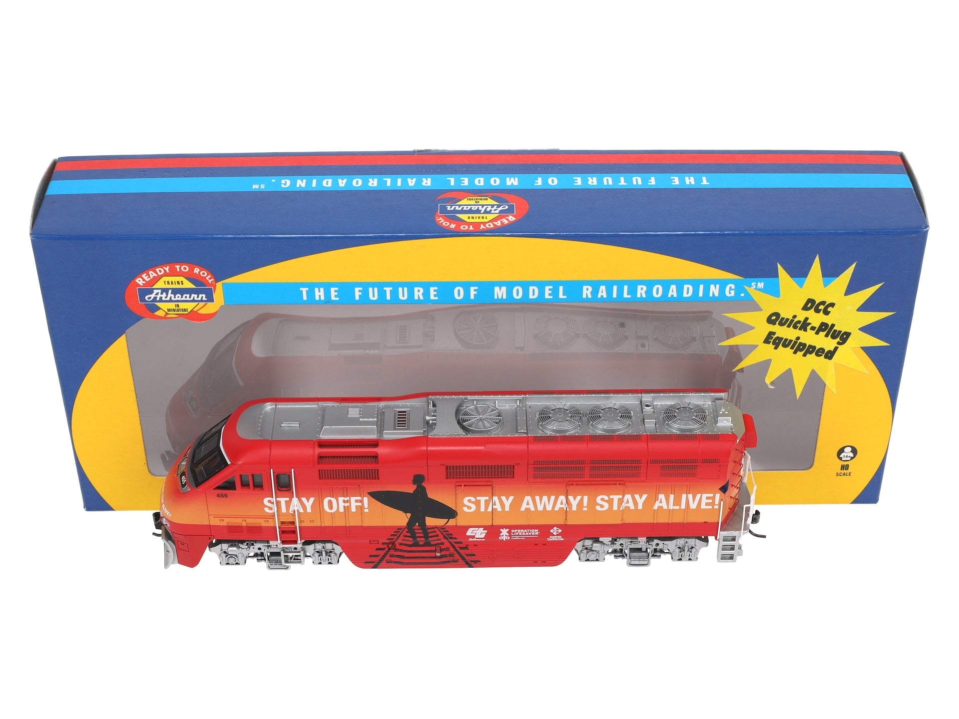 Athearn 26315 HO Amtrak F59PHI  Diesel Locomotive #455 -DC/DCC