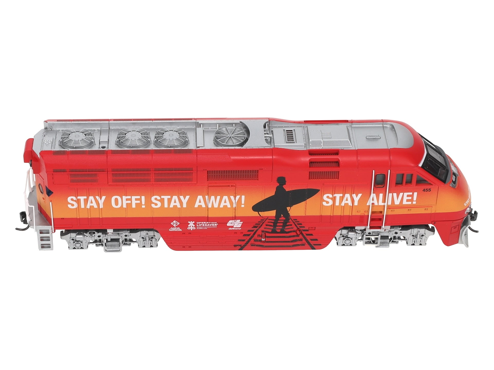 Athearn 26315 HO Amtrak F59PHI  Diesel Locomotive #455 -DC/DCC