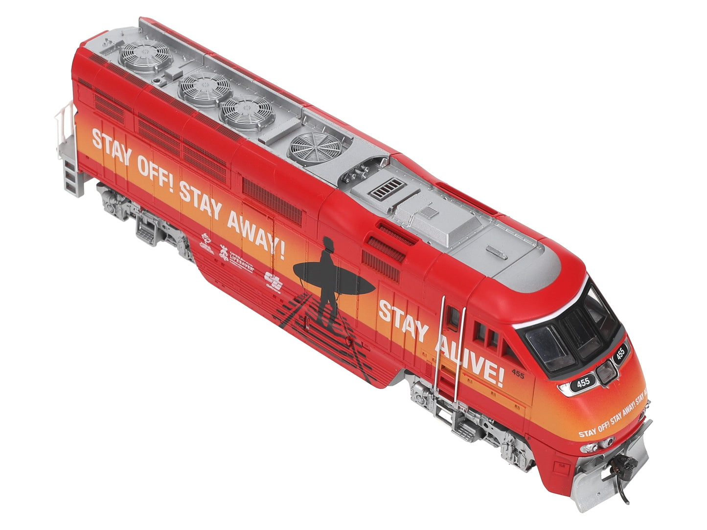 Athearn 26315 HO Amtrak F59PHI  Diesel Locomotive #455 -DC/DCC